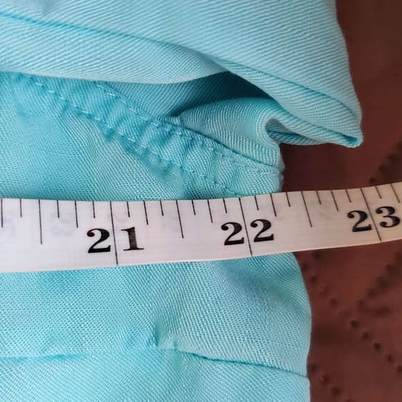 Soft Surroundings Georgica Tencel 3/4 sleeves tunic Top - Picture 10 of 10